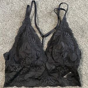 Aerie Black Lacy Bralette